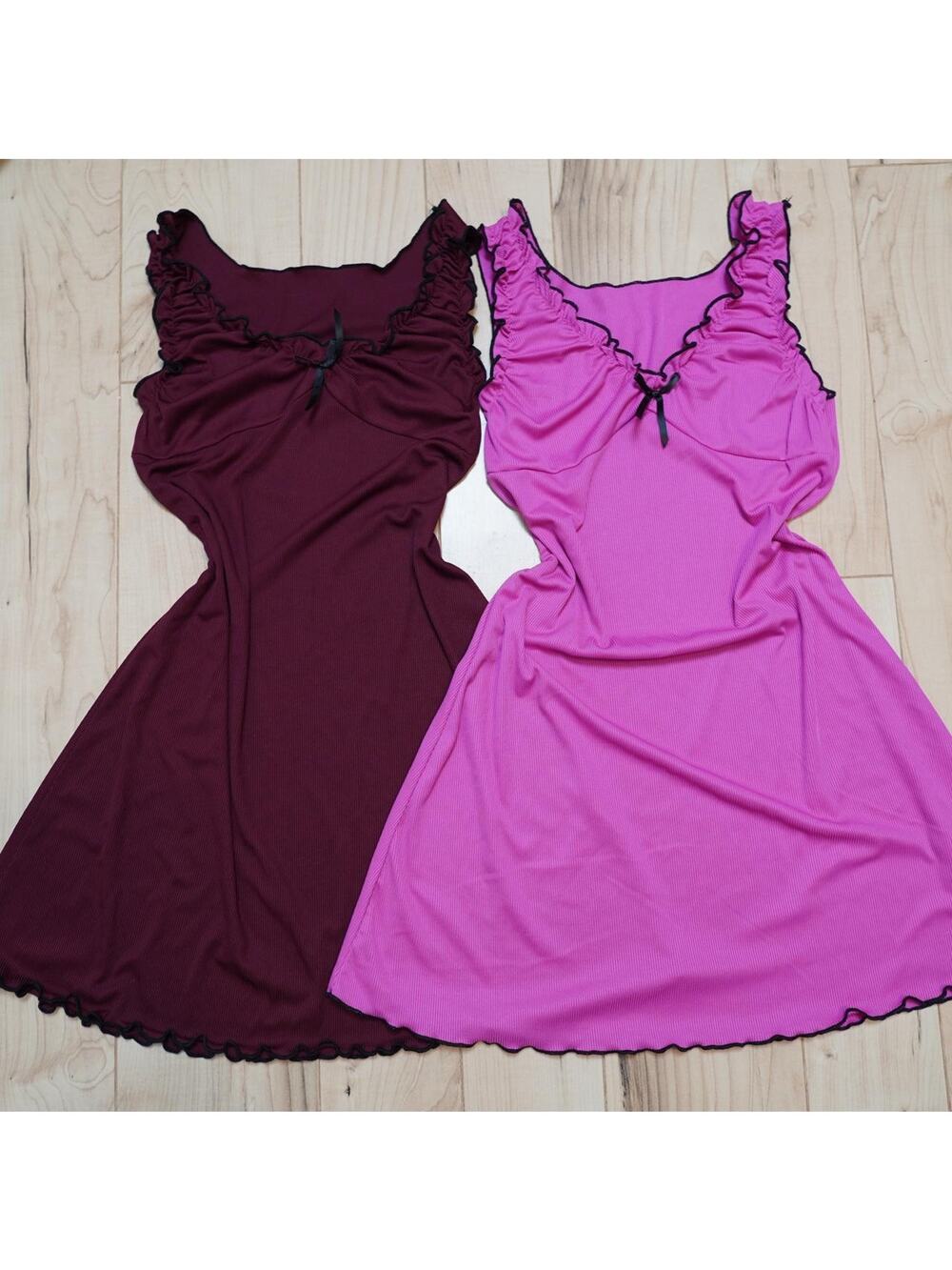 SHEIN Coquette Ruffle Mini Dresses Bundle M
